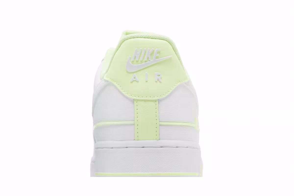 Nike Air Force 1 Double Air Pack - White Barely Volt, view 8