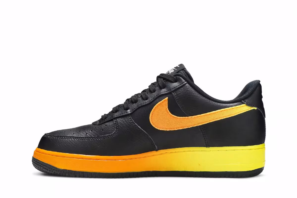 Nike Air Force 1 Low Black Orange Peel, view 4