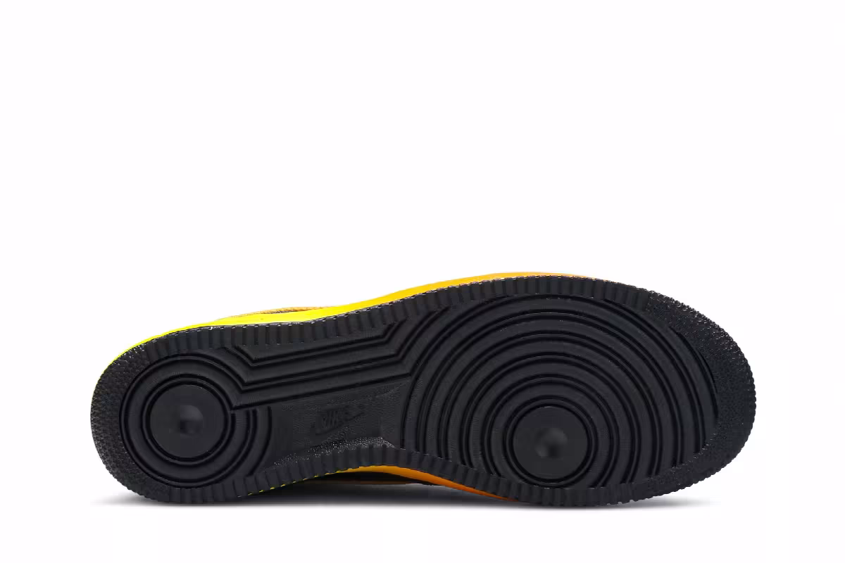 Nike Air Force 1 Low Black Orange Peel, view 5