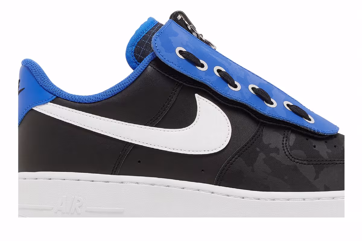Nike Air Force 1 Shroud - Black Royal Camo, view 3