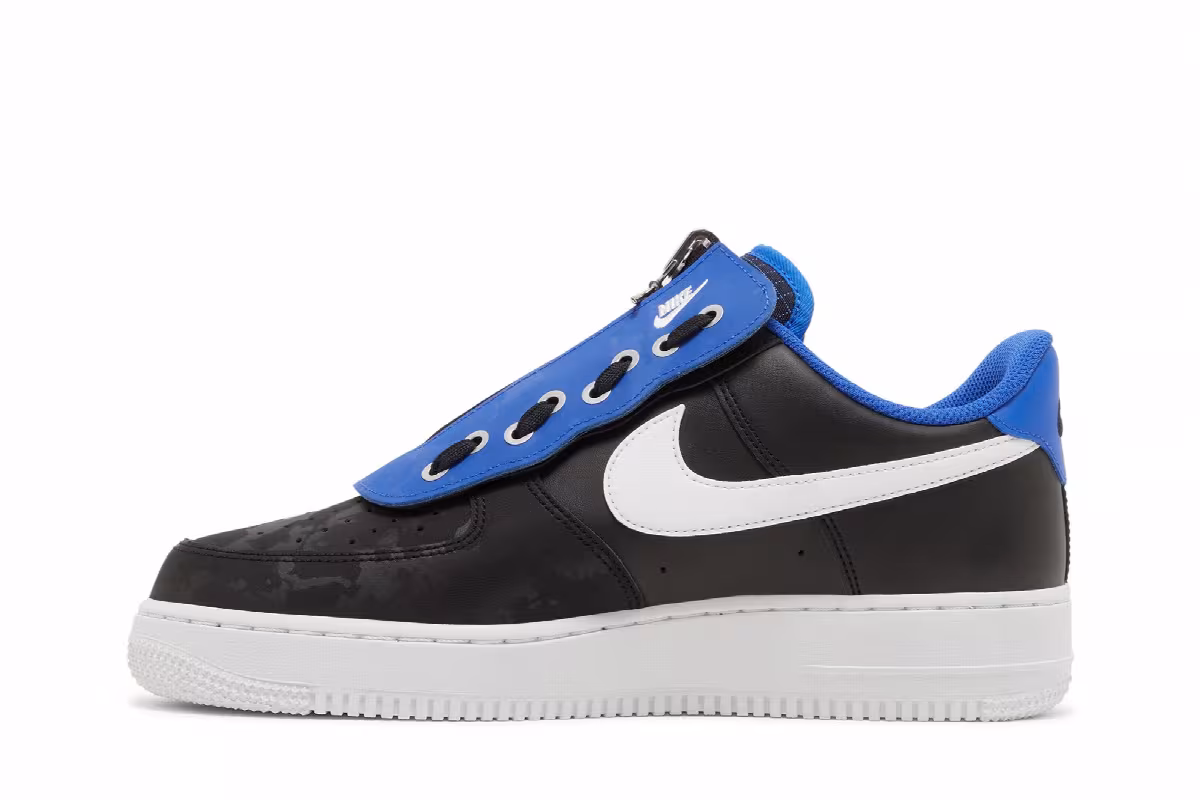 Nike Air Force 1 Shroud - Black Royal Camo, view 4
