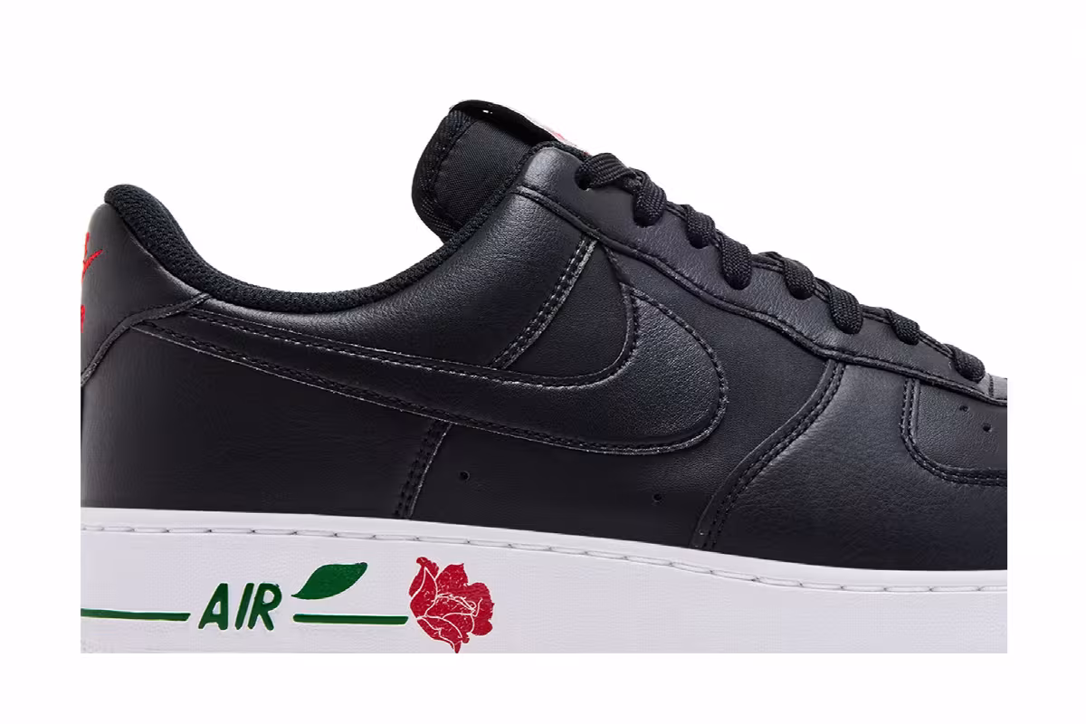 Nike Air Force 1 Thank You Plastic Bag - Black, view 3