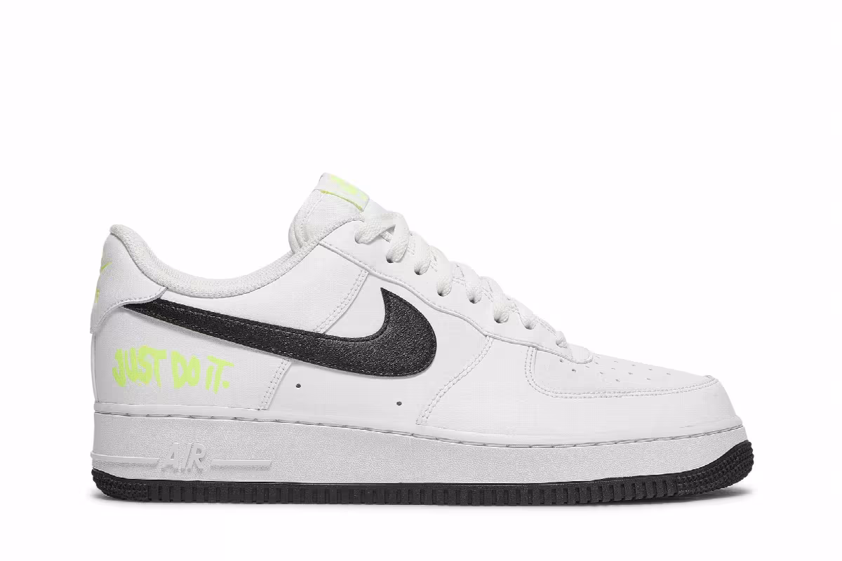 Nike Air Force 1 Low Just Do It - White Volt, view 2