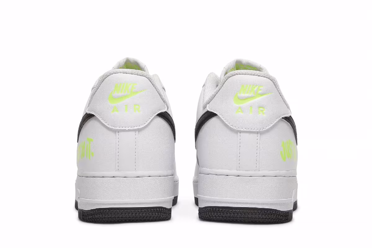 Nike Air Force 1 Low Just Do It - White Volt, view 7