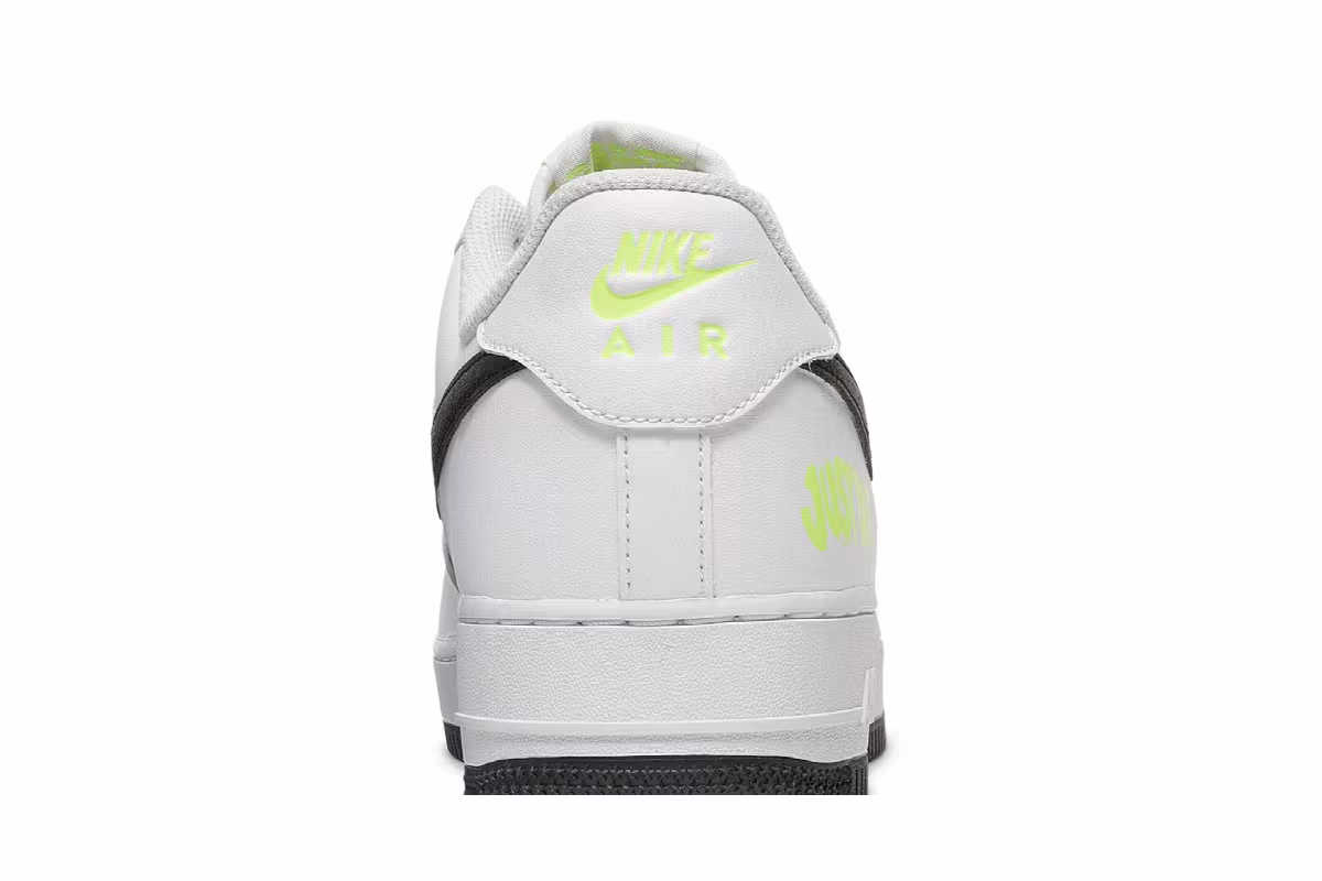Nike Air Force 1 Low Just Do It - White Volt, view 8