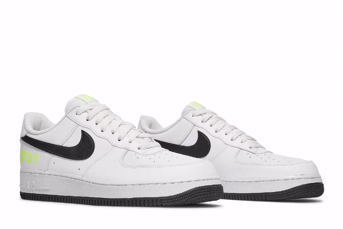 Nike Air Force 1 Low Just Do It - White Volt, view 9
