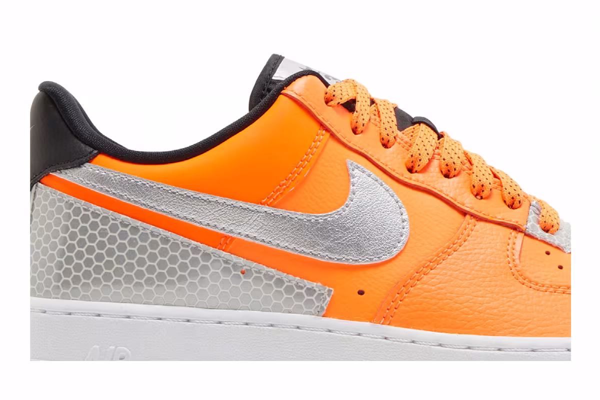 3M x Nike Air Force 1 Total Orange, view 3