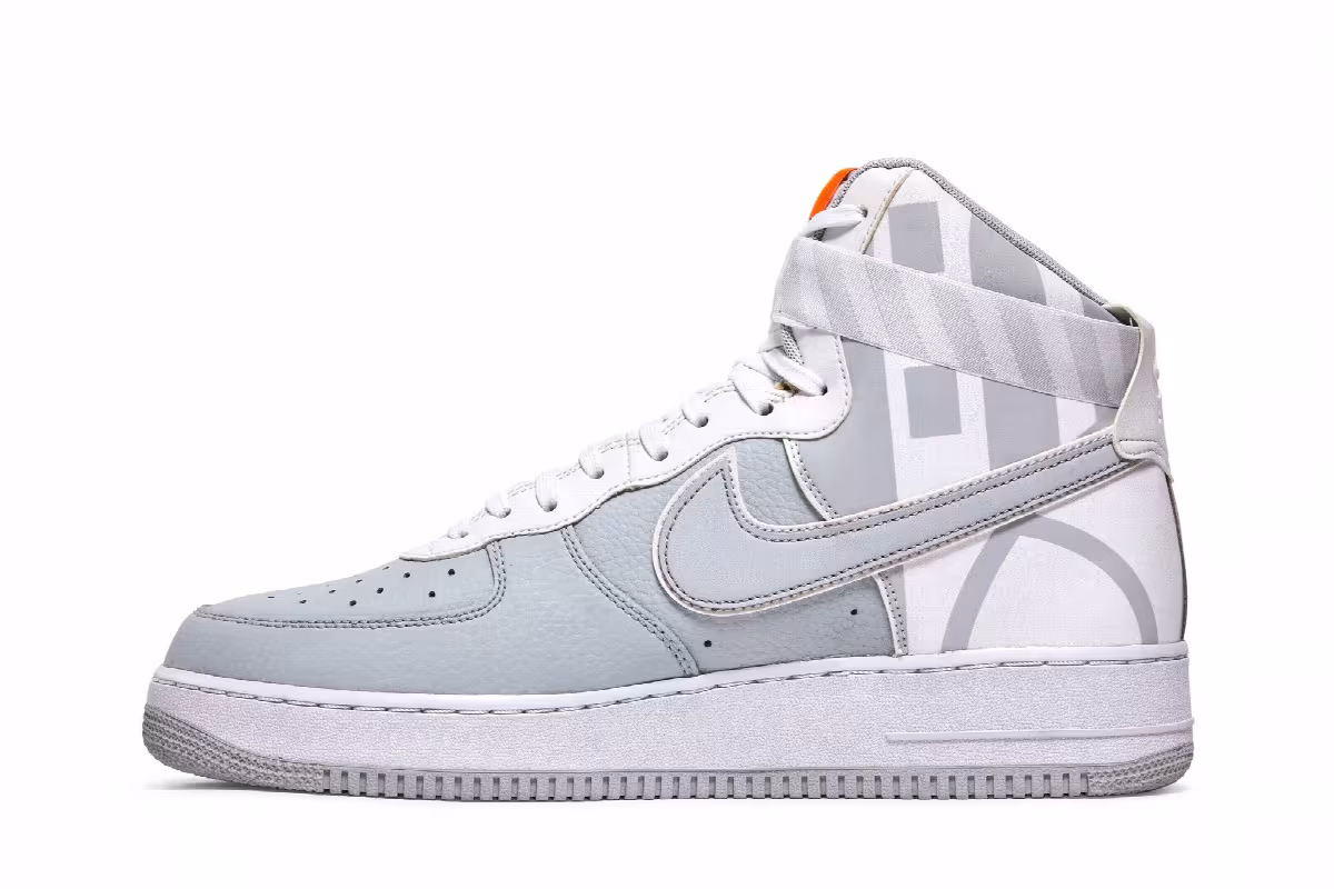 Nike Air Force 1 High 07 LV8 Matte Silver, view 4