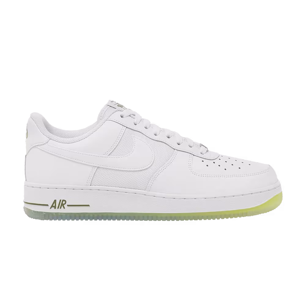 Nike Air Force 1 White Oil Green