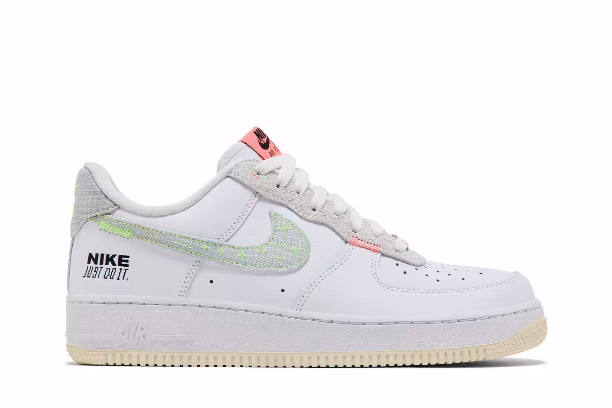 Nike Air Force 1 Just Stitch It - White Coconut Milk, view 2