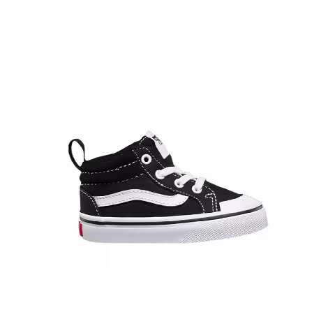 Vans Racer Mid Toddler 'Black White'