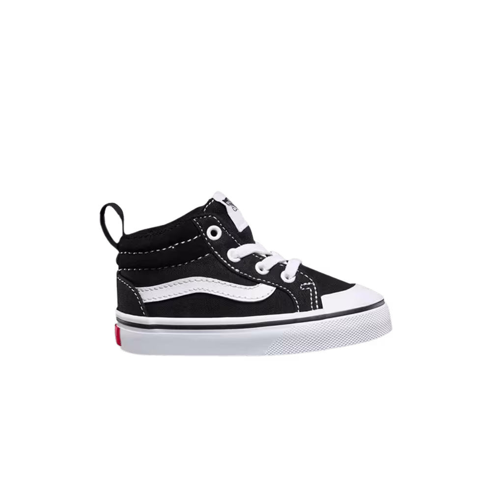 Vans Racer Mid Toddler Black White