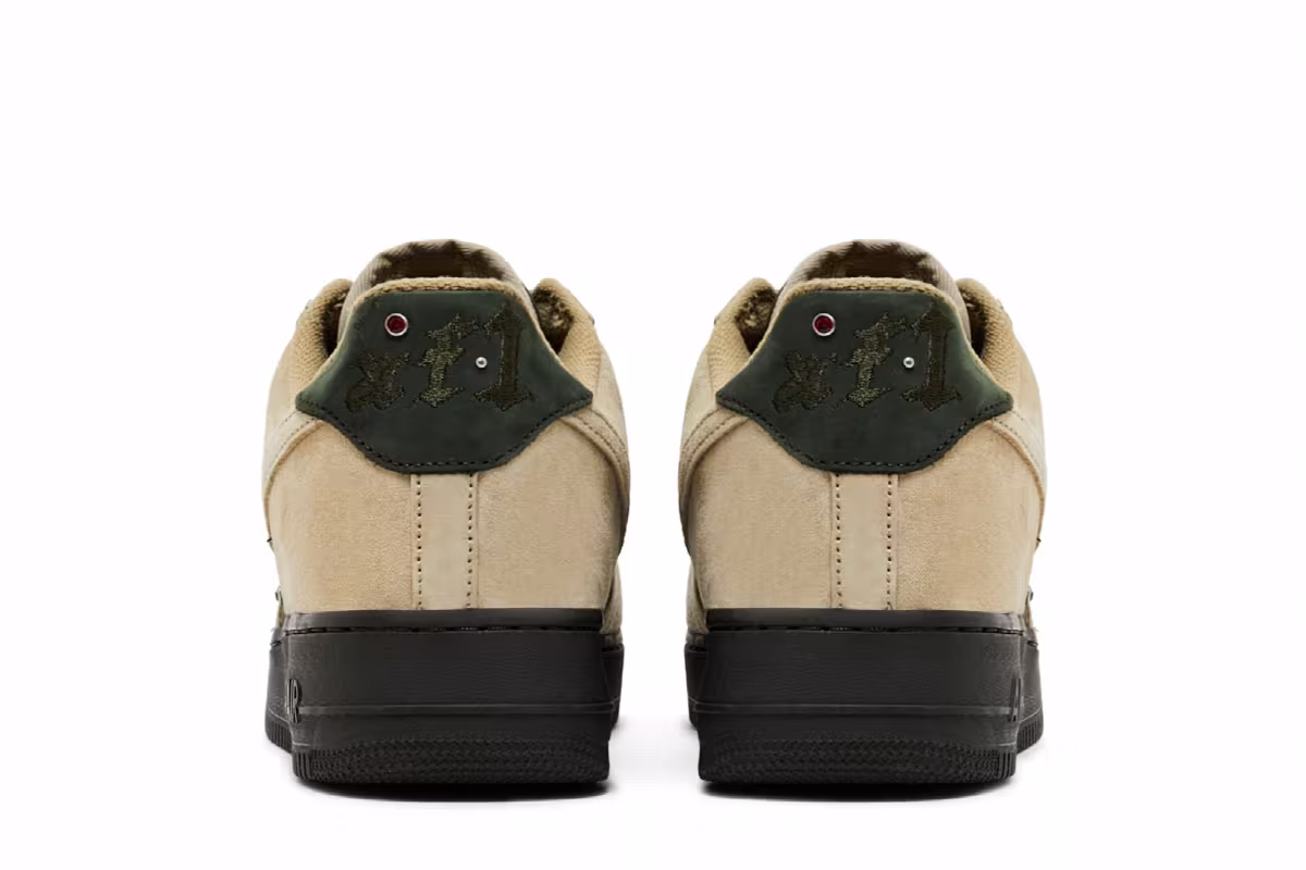 Nike Air Force 1 Low Dark Army Neutral Olive Gems, view 7