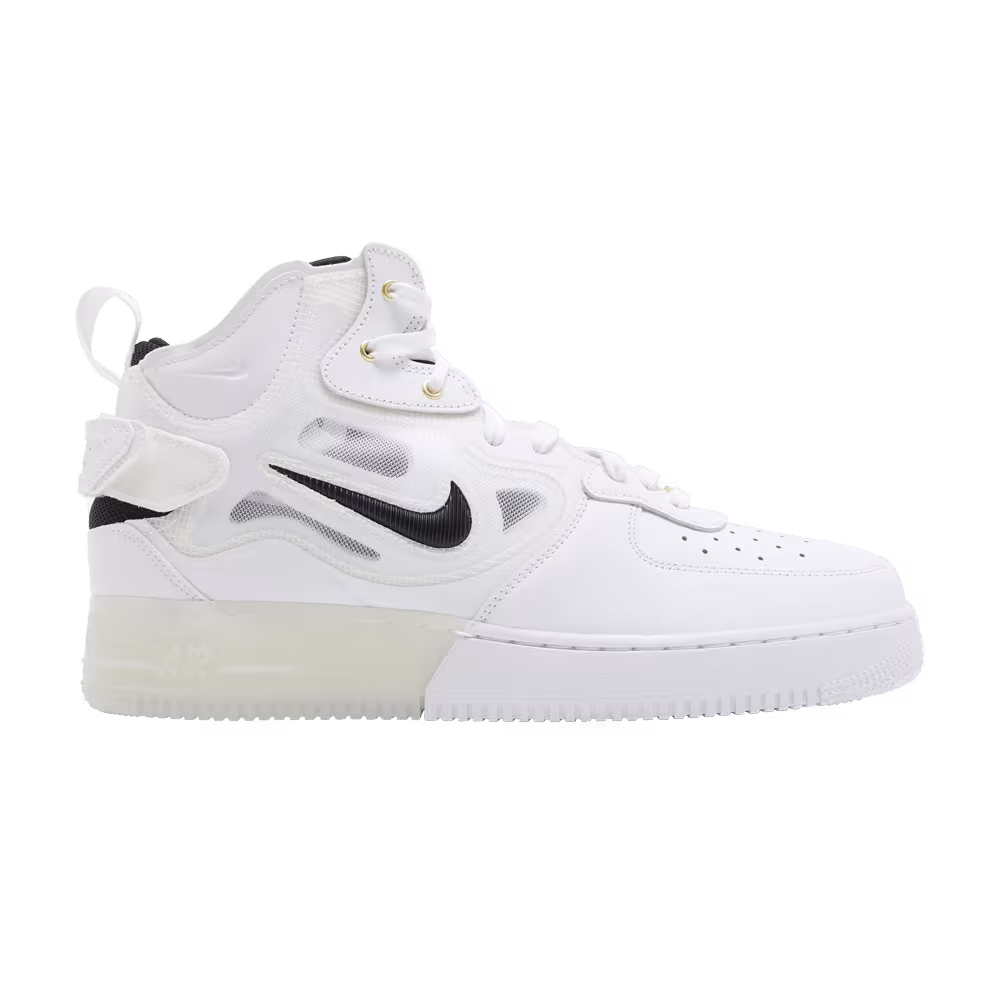 Nike Air Force 1 Mid React 40th Anniversary - White Black