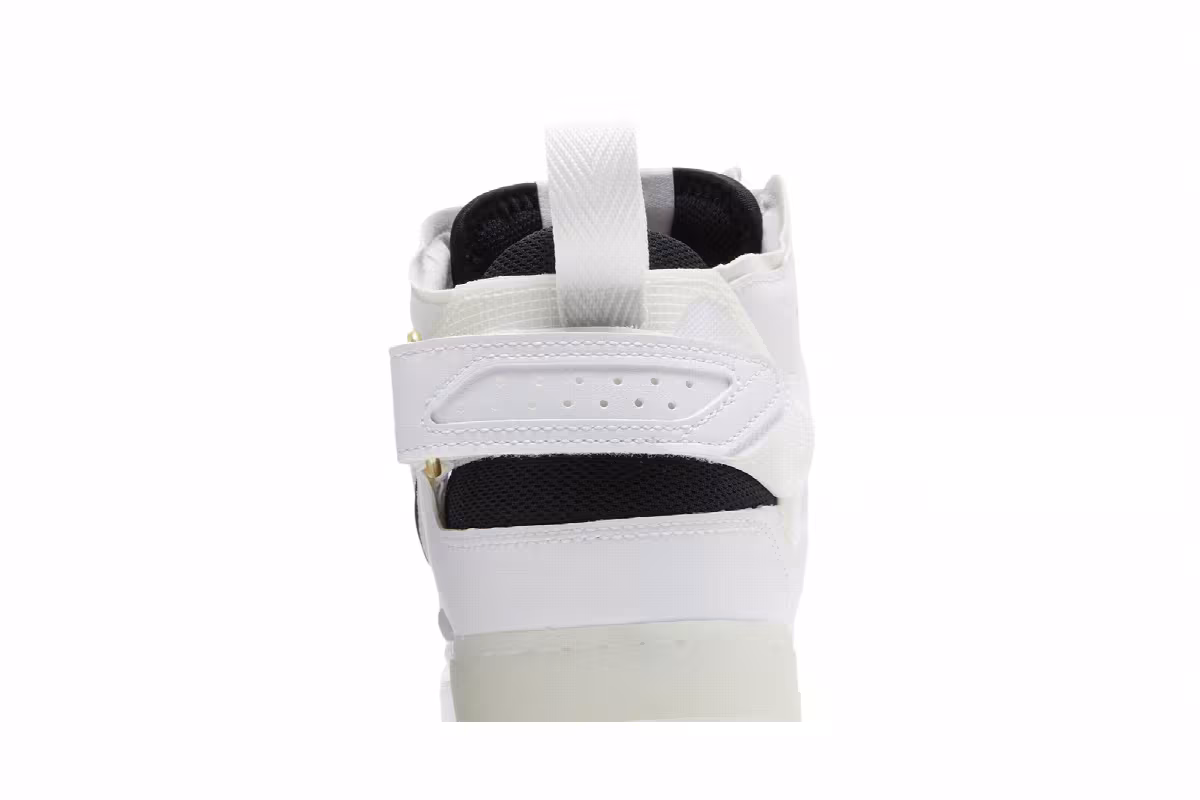 Nike Air Force 1 Mid React 40th Anniversary - White Black, view 8