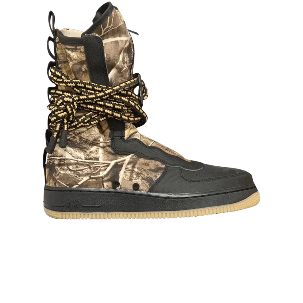 Realtree x Nike SF Air Force1 Hi Black Camo