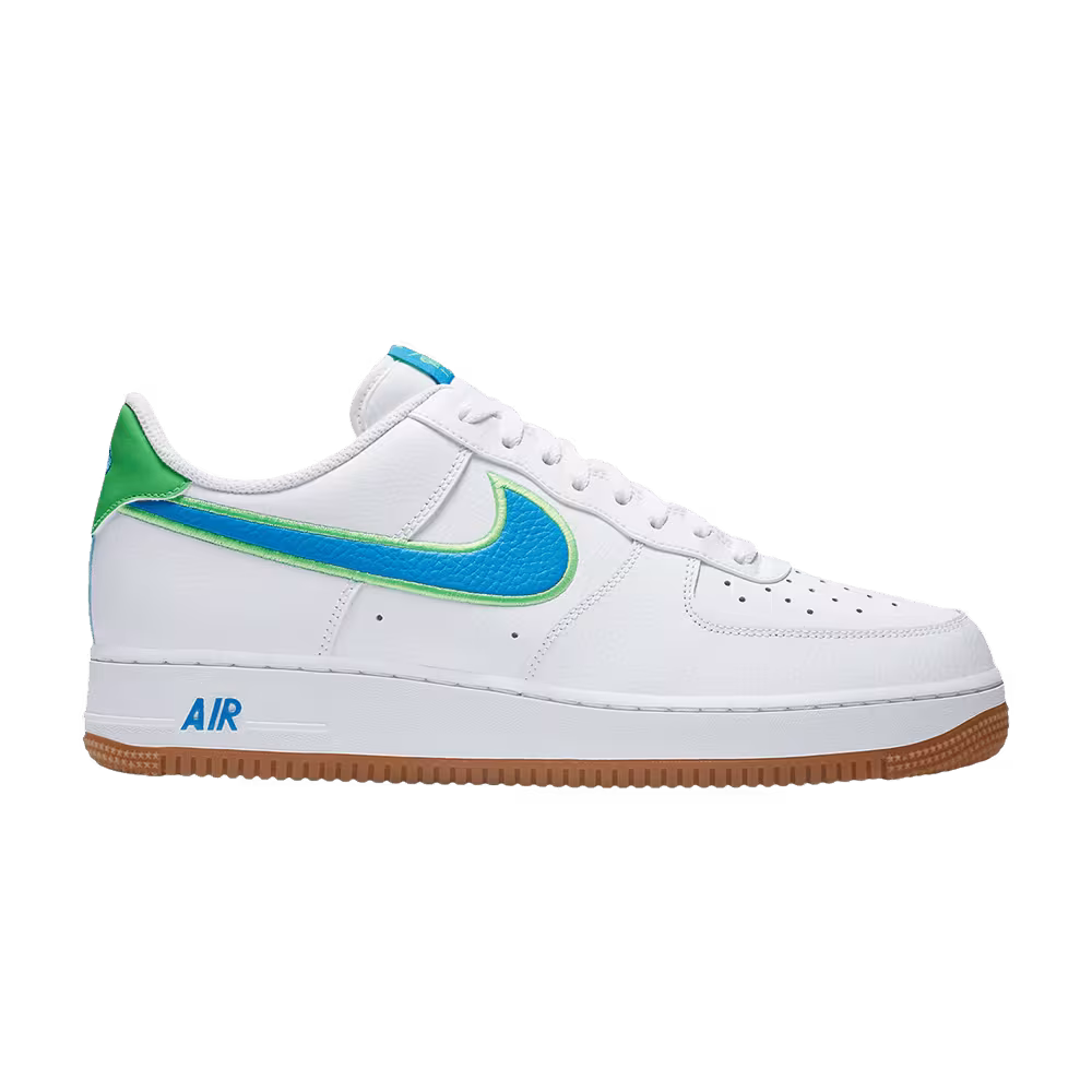 Nike Air Force 1 Low White Bright Blue Green