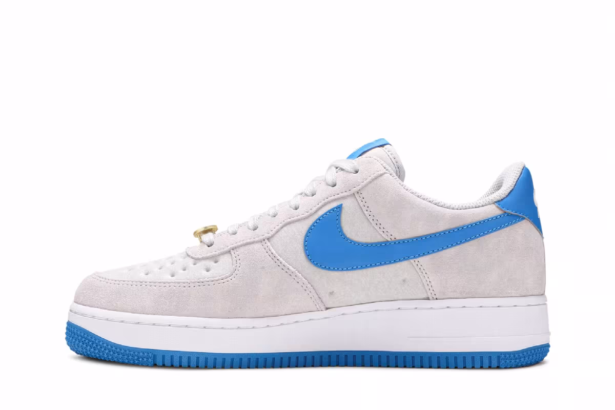 Nike Air Force 1 Grey Fog Light Photo Blue, view 4