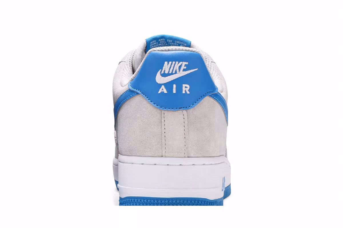 Nike Air Force 1 Grey Fog Light Photo Blue, view 8