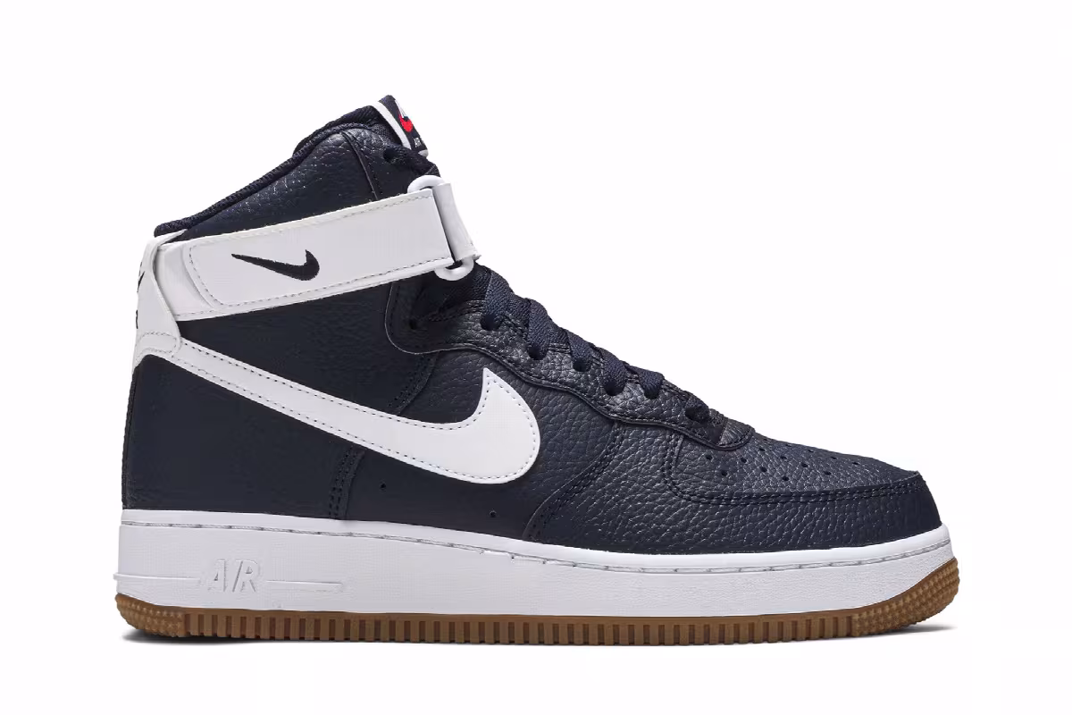 Nike Air Force 1 High Obsidian, view 2