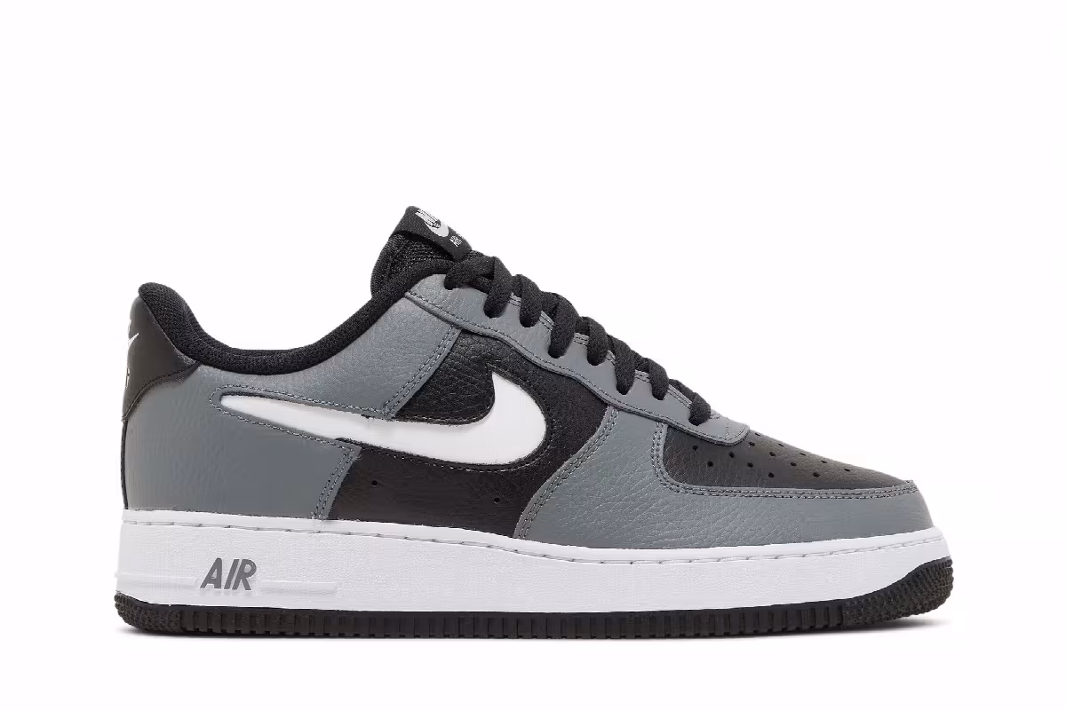 Nike Air Force 1 Black Smoke Grey, view 2