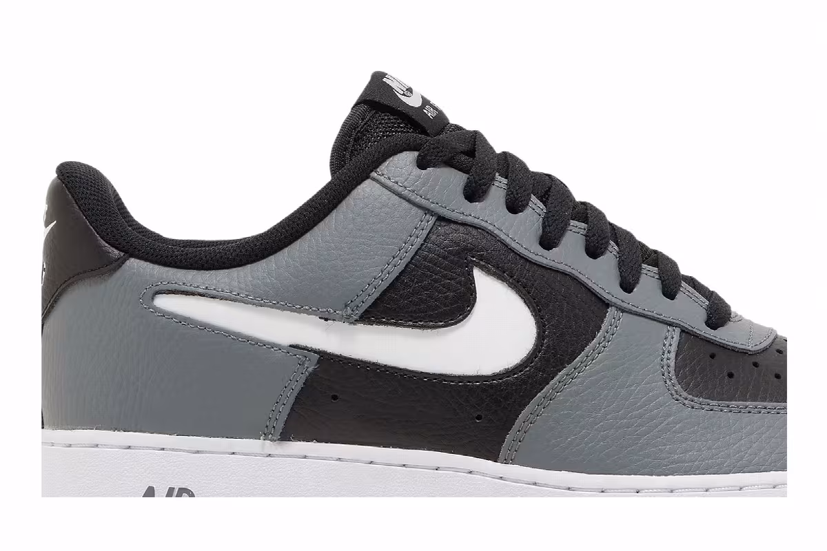 Nike Air Force 1 Black Smoke Grey, view 3