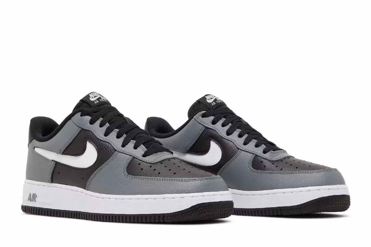 Nike Air Force 1 Black Smoke Grey, view 9