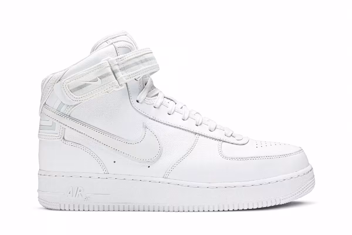 Riccardo Tisci x Nike Air Force 1 Mid SP Triple White, view 2
