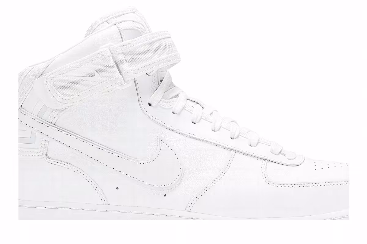 Riccardo Tisci x Nike Air Force 1 Mid SP Triple White, view 3