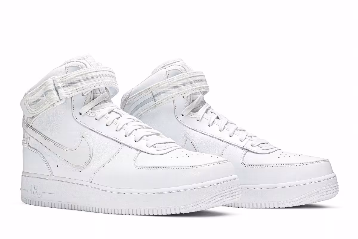 Riccardo Tisci x Nike Air Force 1 Mid SP Triple White, view 9
