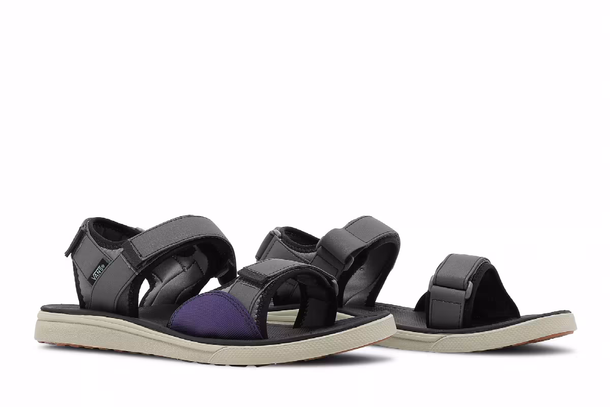 Vans UltraRange Tri-Lock Sandals Pewter Eucalyptus, view 9