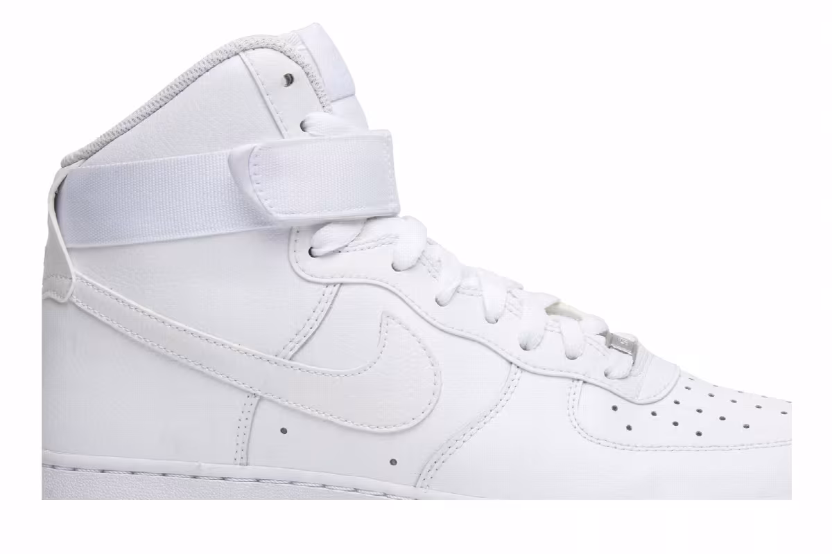Nike Men's Air Force 1 High White, view 3
