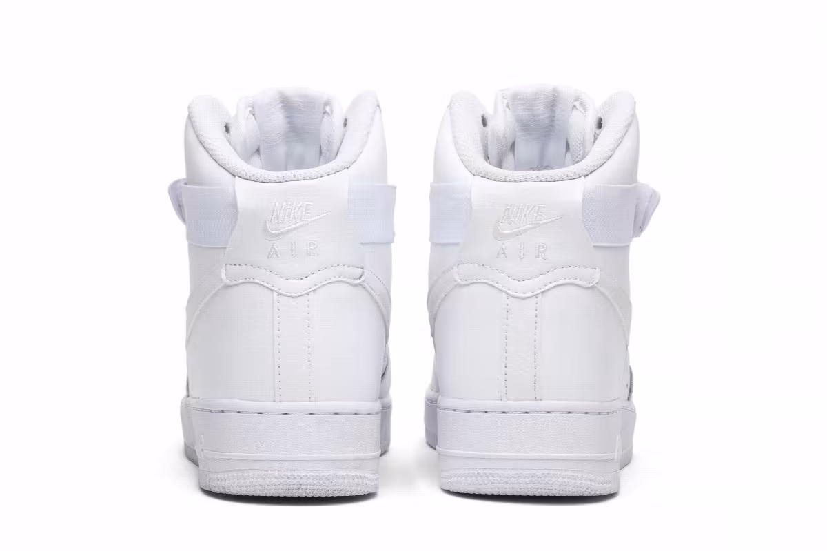Nike Men's Air Force 1 High White, view 7