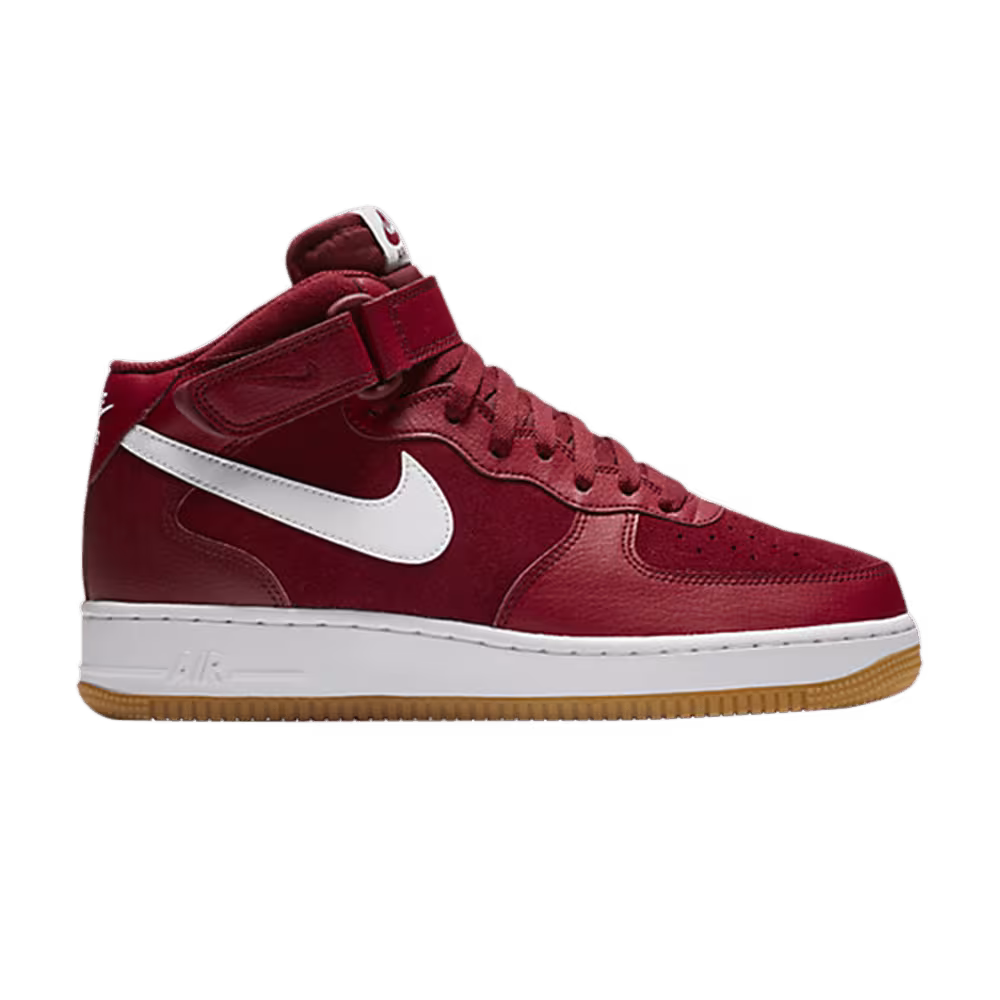 Nike Air Force 1 Mid Team Red White