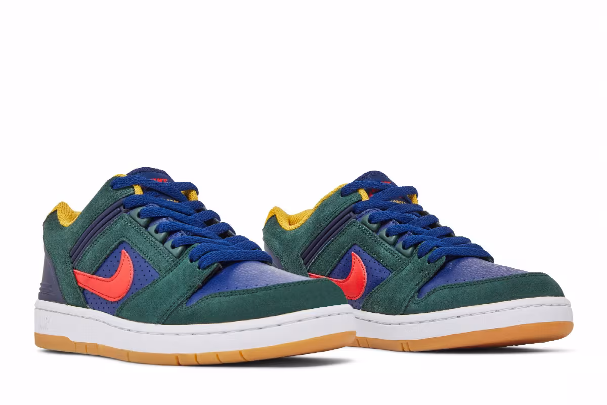 Nike Air Force 2 Low SB Midnight Green, view 9
