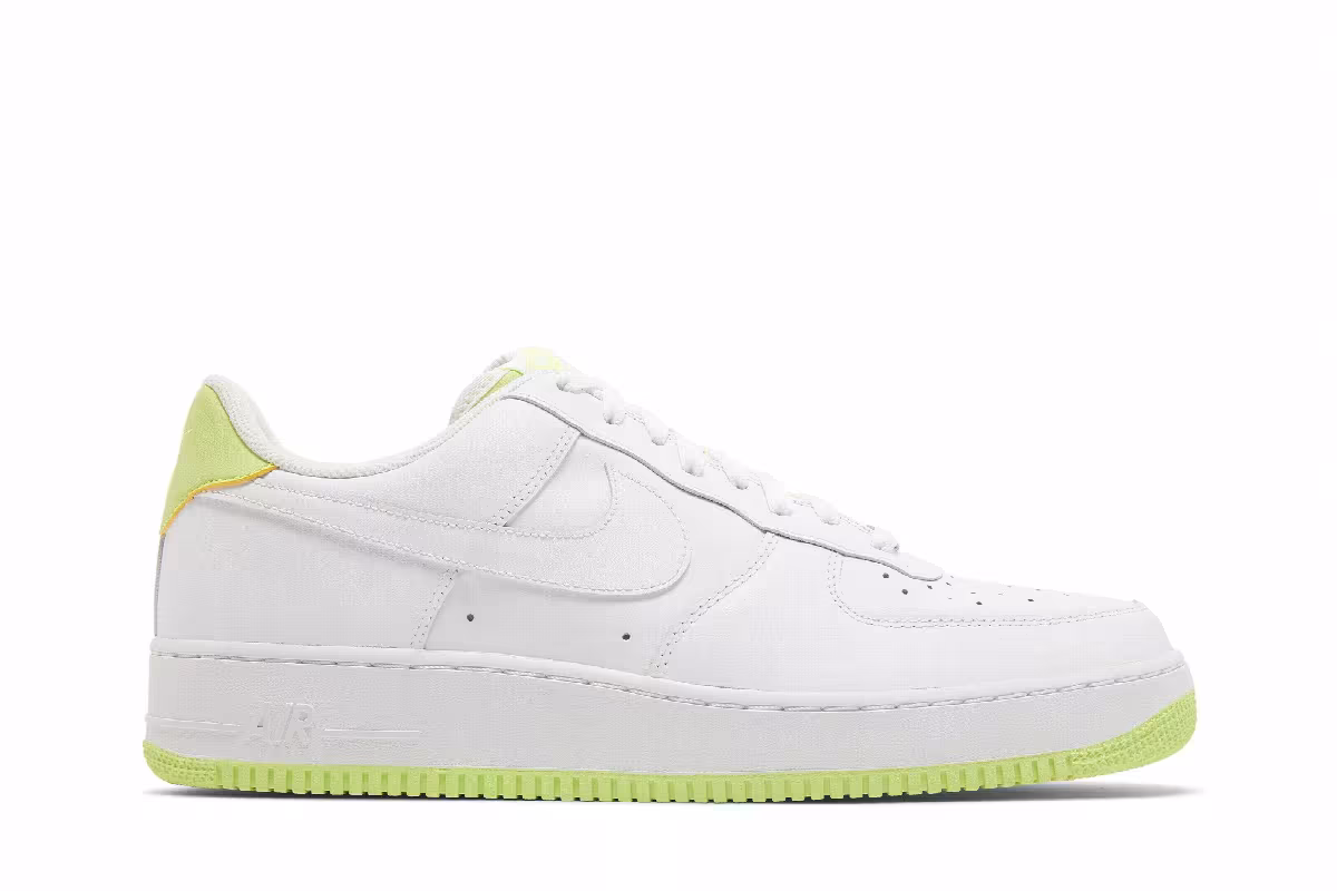 Nike Air Force 1 White Volt, view 2