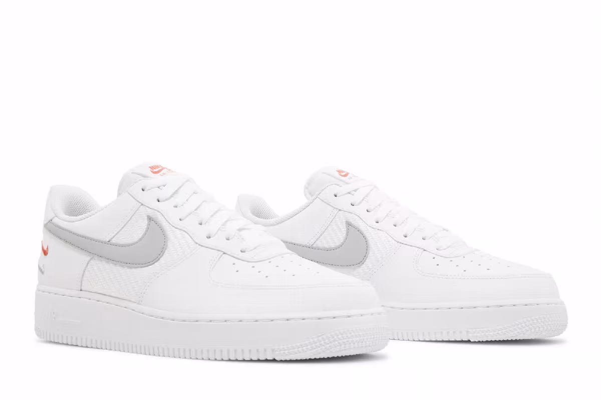 Nike Air Force 1 Double Swoosh - White Picante, view 9