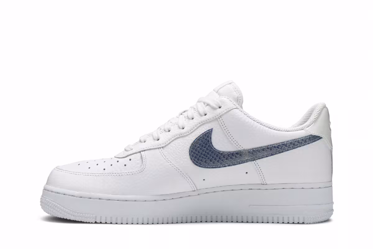 Nike Air Force 1 Low Blue Snakeskin, view 4