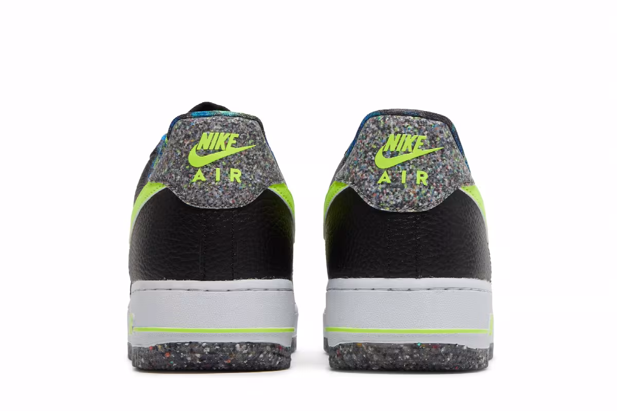 Nike Air Force 1 Low Black Volt, view 7