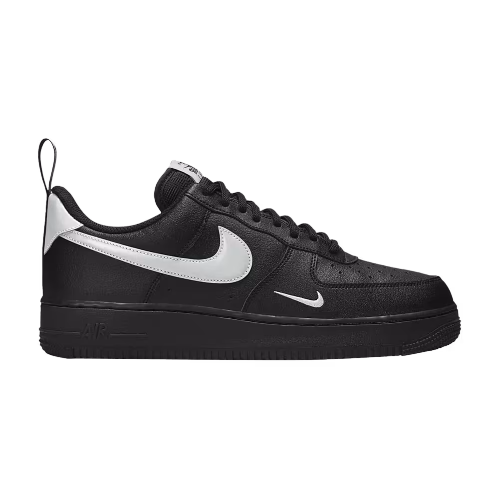 Nike Air Force 1 Black Metallic Silver