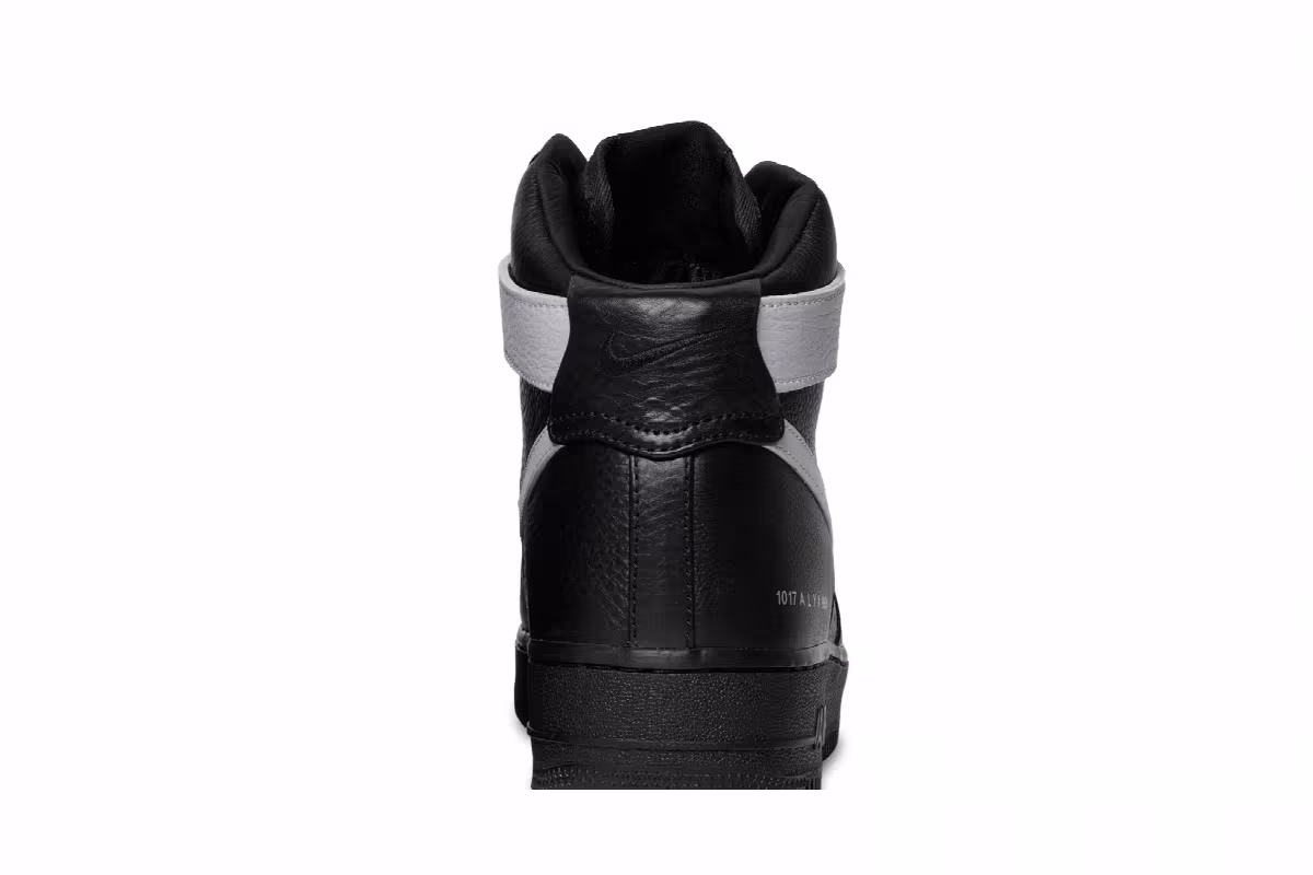 1017 ALYX 9SM x Nike Air Force 1 High Black Wolf Grey, view 8