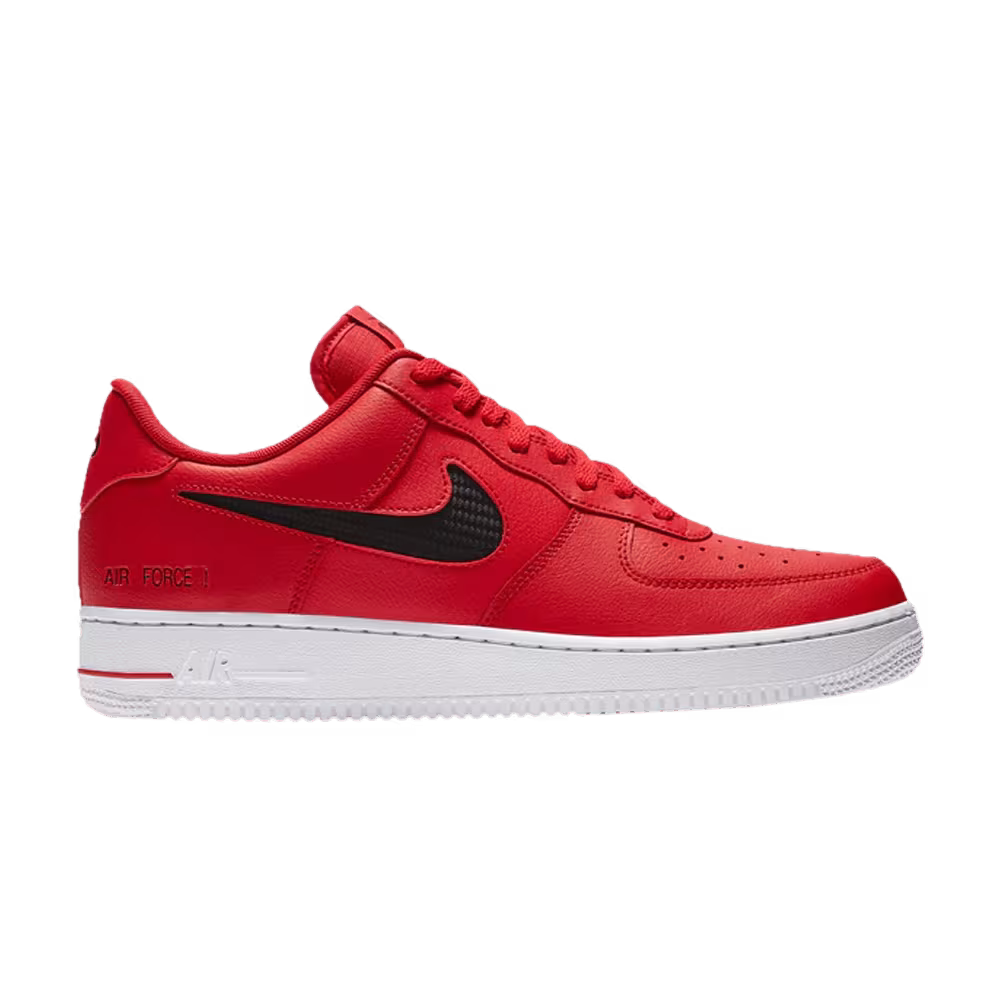 Nike Air Force 1 Cut Out Swoosh - University Red