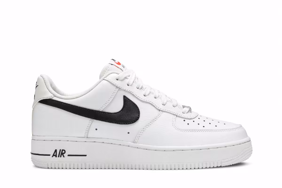 Nike Air Force 1 White Black, view 2