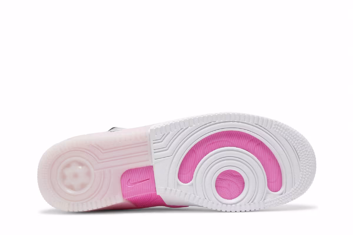 Nike Air Force 1 React White Pink Spell, view 5