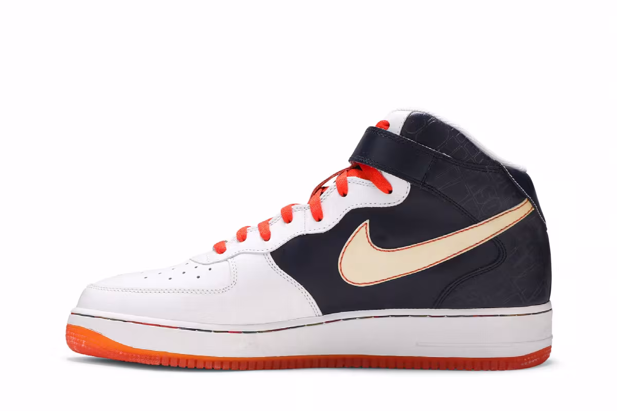 Nike Air Force 1 Mid Orange Blaze, view 4