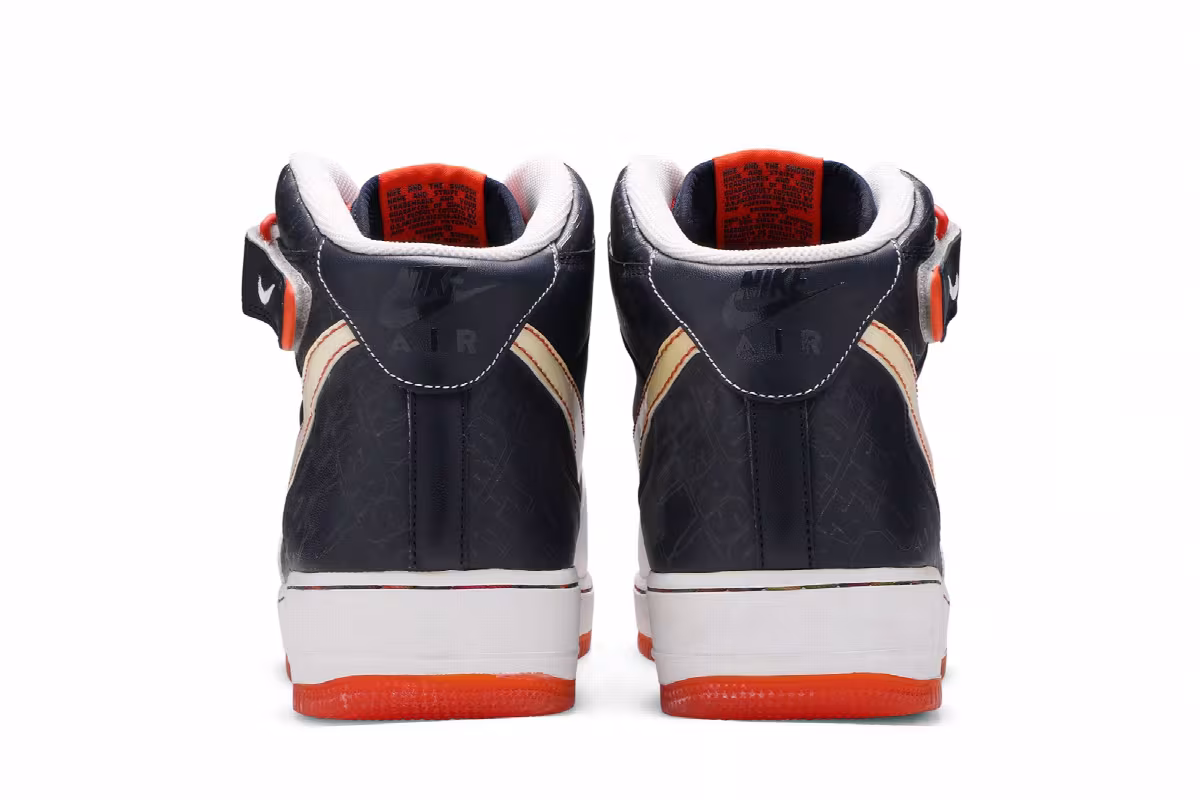 Nike Air Force 1 Mid Orange Blaze, view 7