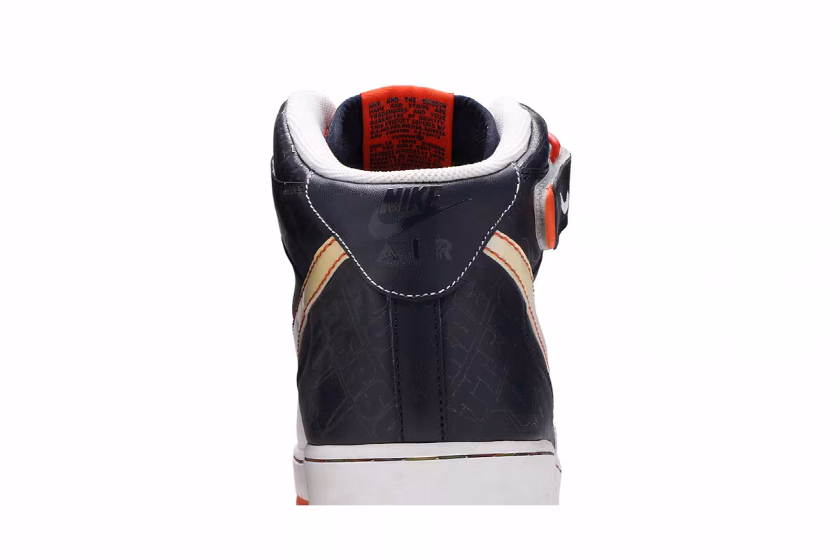 Nike Air Force 1 Mid Orange Blaze, view 8