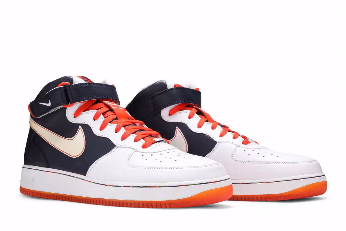 Nike Air Force 1 Mid Orange Blaze, view 9