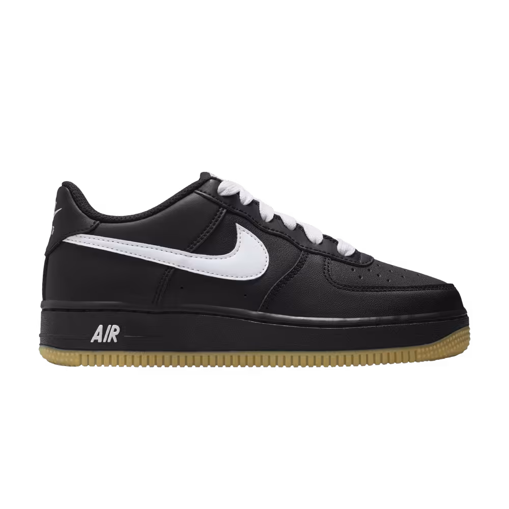 Nike Air Force 1 LV8 3 GS Black White Gum Light Brown