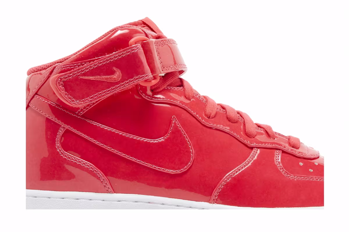 Nike Air Force 1 Mid Siren Red, view 3